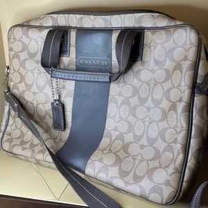 Coach Briefcase Computer Bag Authentic